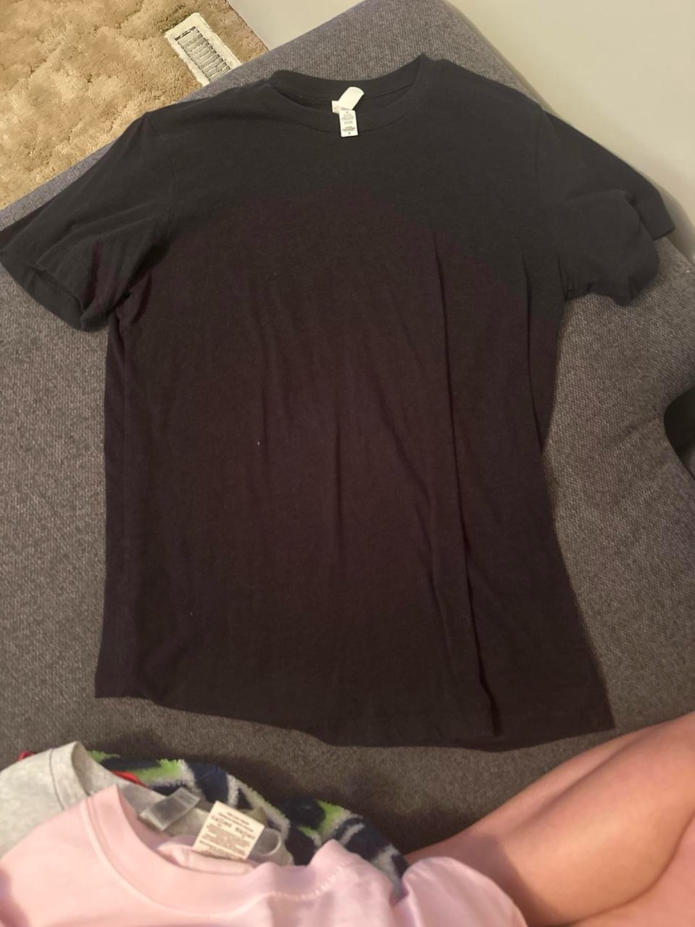 Women’s Black “Jesus Has My Back” Crew Neck T-Shirt - Unbranded